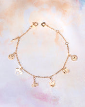 Load image into Gallery viewer, Charm Bracelet - 18k Gold Plated