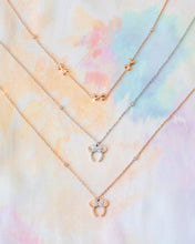 Load image into Gallery viewer, Bow Headband Necklace - 18K Rose Gold Plated