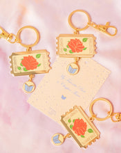 Load image into Gallery viewer, Enchanted Rose Keychain
